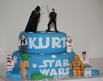 Star Wars Birthday Cake on Star Wars Lego Cake    Cake Fun